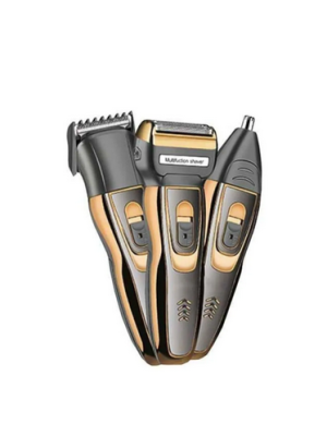 ıraş Makinası Üç Başlıklı Saç Sakal Burun Kıl Kesin Sıfır Kesim Lazer Öncesi Tıraş