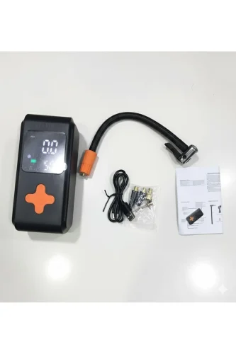 Dıgıtal Usb Şarjlı Tüm Oto Pompa Araba,Motorsiklet,Top,Bisiklet